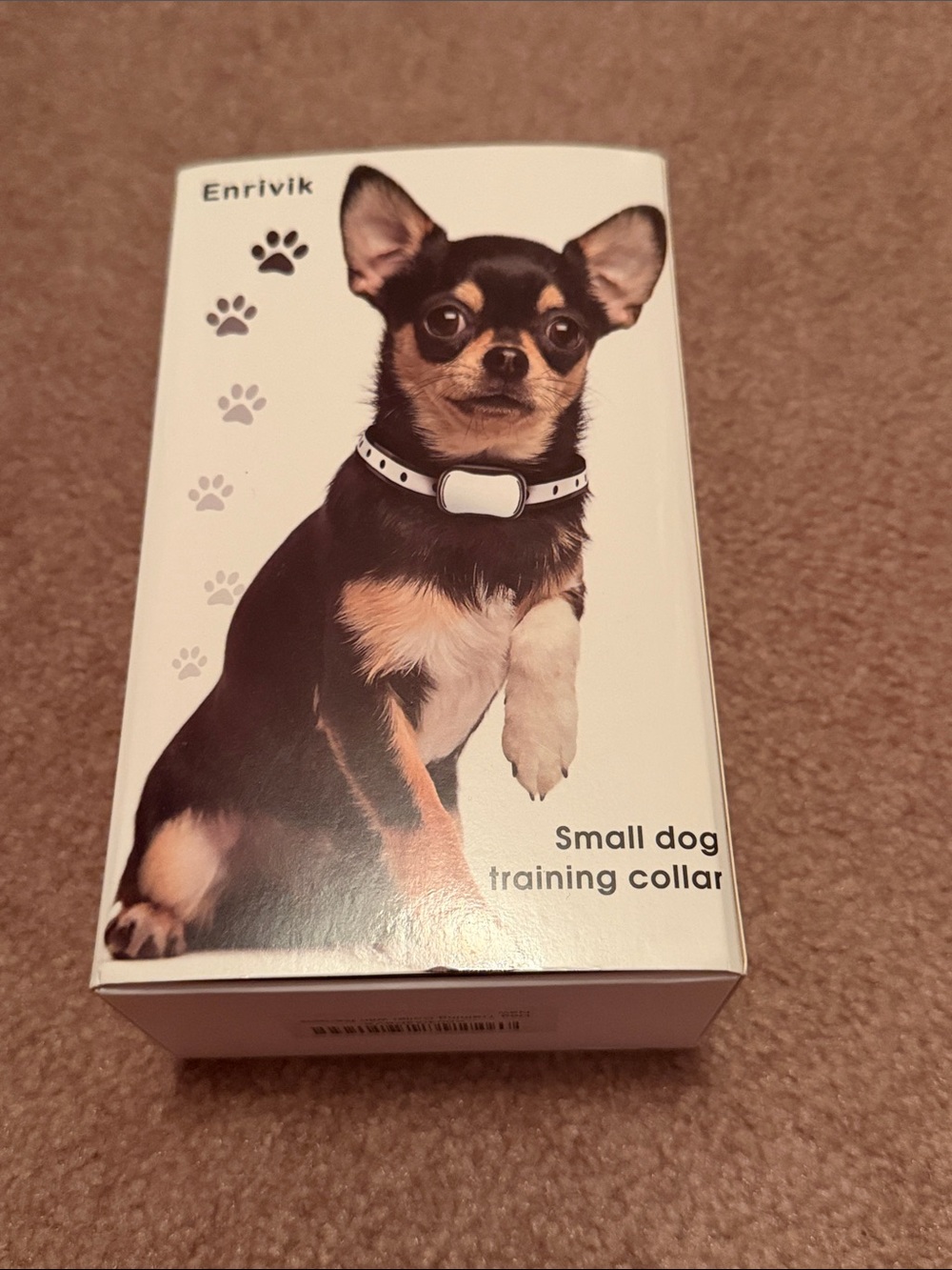 Small Dog Training Collar - White